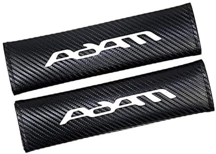 FBVVYTK 2 stück Auto Gurtpolster, für Opel Adam 2012-2019 Auto Gurtpolster Schoner Polster Weiches Bequem Langlebig Sicherheitsgurt Schulterpolster