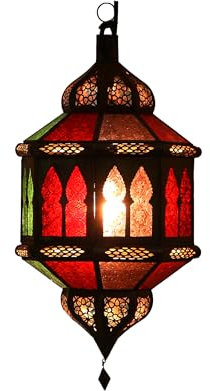 Casa Moro Marokkanische Hängeleuchte Laterne Esszimmer Deckenleuchte Wohnzimmer Wandleuchte Arabischer Stil Multifarbig Trombia Bab Multi Muttertag Ostern L001231