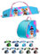 Kinder Ski SET [Ski-Schuh-Tasche+Ski-Tasche für Kinder] Rucksack für Boots Helm Skibrille Kinder-Skischuhrucksack Skitasche für Ski Skistöcke Handschuhe Kinderskitasche (SET Modell 03, 145cm)