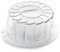 Snips - Porta Torta con Coperchio, con Vassoio da Portata Integrato e 2 Chiusure - Piatto Porta Torte e Dolci Decorato con Centrino, Campana e Manico Ergonomico, Altezza 11x28 Diametro, Made in Italy