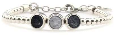 QOSS Armband SUZANNE silber grau Serie