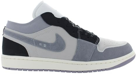 Nike Air Jordan 1 Low SE Herrenschuhe, Tech Grey/Dark Black/Cement Grey/Shadow Grey, 48.5 EU