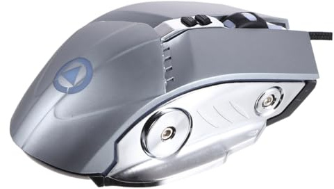 Uonlytech Souris Gamer Filaire Ergonomique Silencieuse avec Lumière Respirante Colorée Dpi pour PC Gaming