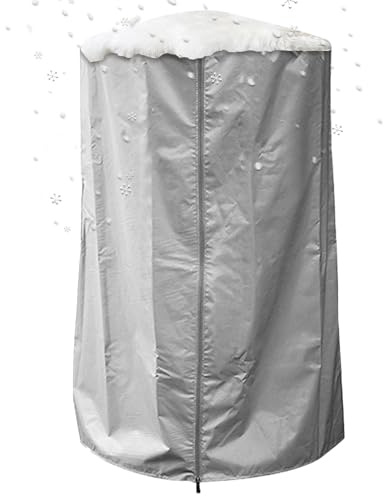 Couvoirs de chauffage de terrasse - Bouclier Oxford 420D résistant à l'eau pour porche de table murale, protection complète UV vertical Couverture robuste avec cordon de crampon, boucliers de patio à