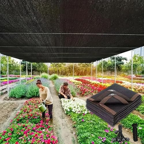 90 % Schattentuch, UV-beständiges Sonnenschutznetz mit Ösen, perfekt für Gewächshaus, Garten, Terrasse, Pflanzen und Pergola, Schutz vor schädlichen UV-Strahlen