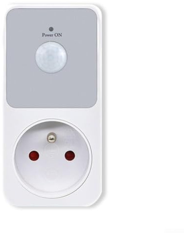Marchfunny Customizable PIR Motion Sensor Socket with Wide Detection Angle, High Power Handling Capacity, and Multiple Modes for Smart Indoor Electrical Device Control (FR)