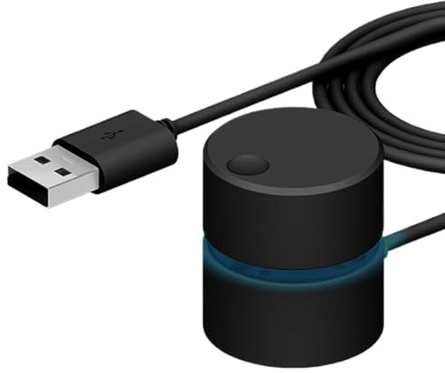 Computer Volume Control Knob - Precise Adjustment Button with Extended Cable | Audio Volume Control Knob for PC Computer Desktop Music Home Indoor Study Office Work and Entertainment