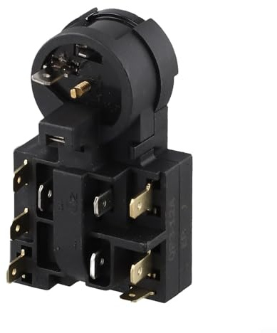 PTC Relay, Refrigerator Starter Compressor Overload Protector Start Relay QP3-12A for Fridge Freezer Appliance Replacement