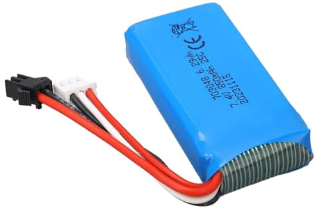 Ahgsup 7.4V Lithium Battery Compact 850mAh Lightweight Replacement for RC Airplanes 1 Unit