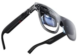 One Pro Real Smart AR Glasses X Prism 3DoF 120hz 171inch OLED Display Private Cinema Pocket TV Compatible For Phone PS5 Switch Gaming(L 66mm-75mm)
