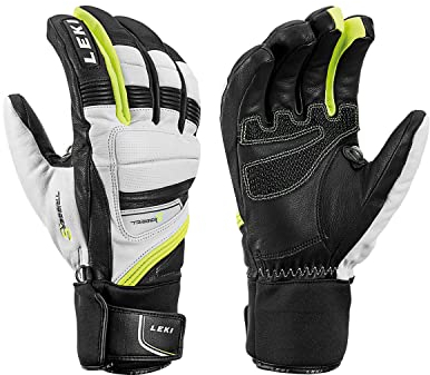 LEKI Unisex Backpacks, Black-White-Yellow, 10.5