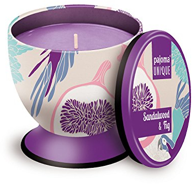 Pajoma Duftkerze Unique Sandelwood-Fig'', 240 g, Premium Duftkerze mit hohem Duftanteil, verschließbar, Brenndauer: 40 Stunden