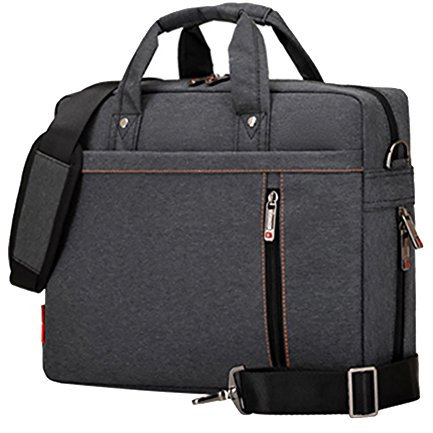 Asciugamani Antiurto Borsa Portatile Ventiquattrore con Multifunzionale 17 per Laptop Tablet/PC Ordinateur Portable/Chromebook/Macbook/Ultrabooks Nero