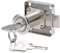 sourcing map Drawer Cabinet Lock 18mm Diameter 32mm Length Cylinder Desk Lock Keyed Different