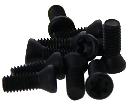 Utoolmart M3,5 x 10 mm 12,9 Karbonstahl Torx-Kopfschrauben Schraube schwarz 10 Stück