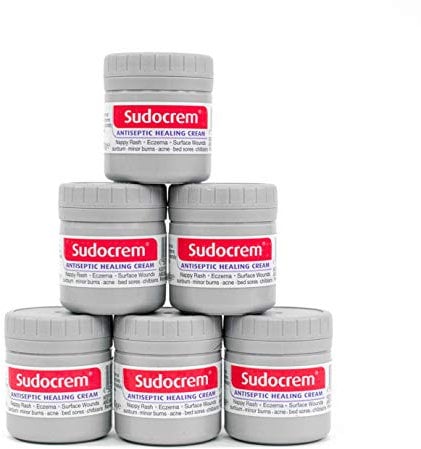 Sudocrem 60 g Antiseptic Healing Cream: Nappy Rash | Eczema | Surface Wounds | 6 Pack