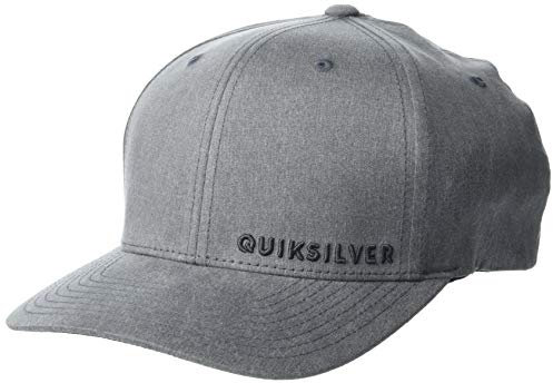Quiksilver Herren Sidestay Stretch Fit Hat Hut, Schwarze Seitenstütze, S-M