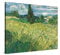PICANOVA – Vincent Van Gogh Green Field 100x75 cm – Bild auf Leinwand – Leinwandbild – Premium Leinwanddruck – Kunstdruck Auf 2cm Holz-Keilrahmen Für Schlaf- Und Wohnzimmer