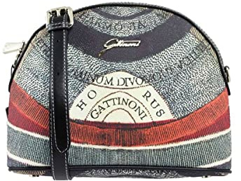 Gattinoni Borsa A Tracolla Crossbody Watercolor Planetarium BIGPL6446WPQ Nero