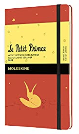 Moleskine Wochenplaner 2022, 12 Monate Wochenkalender, limitierter Sonderausgabe kleiner Prinz, Wochenplaner und Notizbuch, fester Einband, Format Pocket 9 x 14 cm, Farbe Korallenorange, 144 Seiten