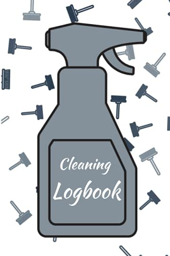 cleaning logbook: household cleaning journal and cleaning journal