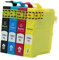 1 Set = 4 kompatible Druckerpatronen T29 XL kompatibel mit Epson Expression Home XP-235, 245, 247, 255, 257, 332, 335, 342, 345, 352, 355, 432, 435, 442, 445, 452, 455