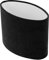 ibasenice Ovale Abat- Jour Décoratif Petit Abat- Jour Toile de Table Abat- Jour Lumière Shell Couverture pour Lustre Mur Lumière Lampadaire Lampe de Table Noir