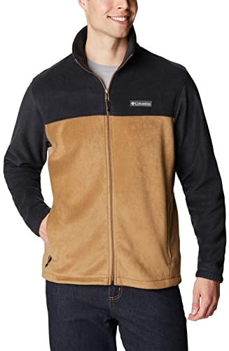 Columbia Steens Mountain Full Zip 2.0, Giacca in pile Uomo, Nero/Delta, XL