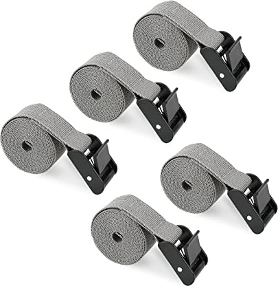 Folgtek 5 Pack Heavy Duty Foldable Nylon Fiber UV Mounting Straps 145cm (Light Grey) Light Grey Hunting Accessory