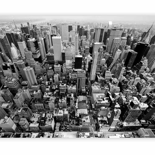 murando - Vlies Fototapete Stadt 100x77cm - Foto Tapete Schlafzimmer Wohnzimmer Moderne Vliestapete XXL Wandtapete Motivtapeten 3d Effekt Wand Dekoration - New York Amerika Architektur schwarz weiß
