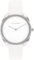 Calvin Klein Analog Quarzuhr für Damen Kollektion CK Adorn mit Edelstahl- oder Lederarmband