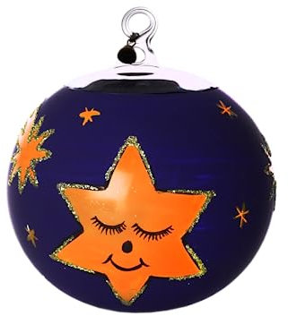 CRISTALICA Weihnachtskugel Teelicht Stern, ø 11,5 cm