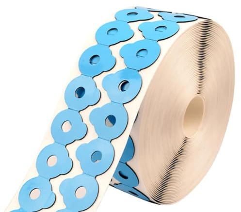 1000 stücke Optische Linsen Blockieren Pads Anti Slip Brille Doppelseitige Kleber Aufkleber Objektiv Kanten Blockieren Pads Langlebige Optische Linse Blocking Pads