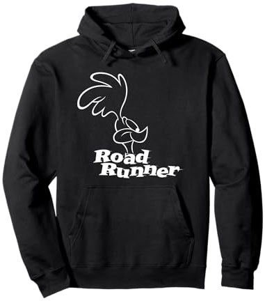 Road Runner Logo Profil dunkel Pullover Hoodie
