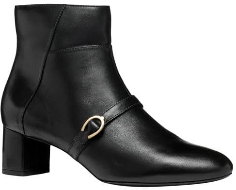 Geox Damen D PHEBY 50 A Ankle Boot, Black, 35 EU