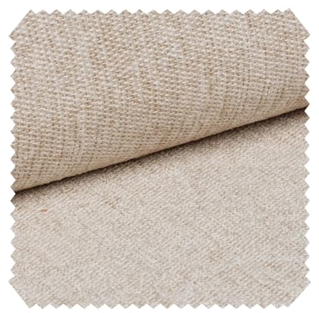 novely® TORINO UV-Beständiger Möbelstoff, fein melierter Polsterstoff mit Lotus-Effekt, Pflegeleichte Meterware 1lfm | Farbe: 01 Beige