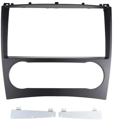 DKMEU Para Mercedes Benz C-Klasse W203 CL203 W209 W463 9 pulgadas panel de radio del panel estéreo del kit de instalación del salpicadero del marco de navegación GPS Android