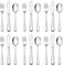 Joyfair Kids Cutlery Set, 18 Pcs Stainless Steel Childrens Cutlery Set, Toddler Flatware/Child Eating Utensils Include 6 Forks, 6 Spoons, 6 Safe Knives, Small Size & Reusable, Dishwasher Safe