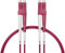 nexinex - 1m OM4 Glasfaserkabel LC/UPC auf LC/UPC Patchkabel | Duplex Multimode Glasfaser LWL Lichtwellenleiter Kabel LC/LC
