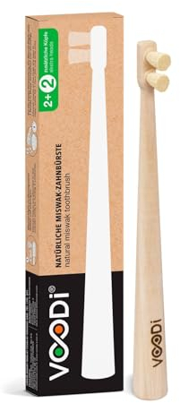 Voodi Misvak Zahnbürste aus Misvak Holz für die perfekte Zahnreinigung - Siwak für strahlend weiße Zähne