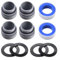 EpheyFIF 4560 Schlauch-Umrüstadapter-Set für Intex 40 mm auf 1 1/2 Zoll, Umrüstsatz für Intex Poolschlauchanschluss, Poolpumpe, Sandfilter, oberirdische Poolteile (4 x Adapter + 2 x Riemen)