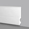 Asta 2 metri lineari Battiscopa Passacavi in Polimeri 130x18x2000 mm - Zoccolo da cucina resistente agli urti