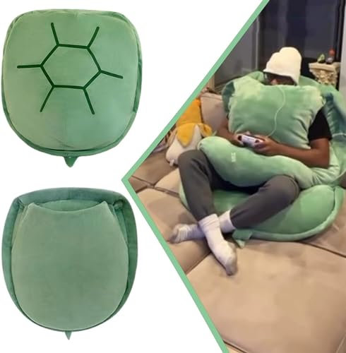 Giant Wearable Turtle Shell Pillow for Adults - Multifunctional 40 Inch Big Turtle Shell Pillow (Size: 150cm) - Ideal for Relaxation and Comfort - Perfect for Adults in Home or Office - Soft