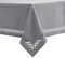 MIULEE Leinen Optik Tischdecke Hellgrau Tischdecken 100x140cm Abwaschbar Lotuseffekt Eckig Rechteckig Tischtuch Polyester Wasserabweisend Tischwäsche Abwischbare Tafeldecke für Party Küche