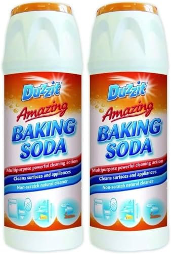 Duzzit Amazing Baking Soda - 500g (Pack of 2) | Natural & Versatile Cleaning Power for Home | Multi Purpose Powerful Cleaning Action | Natural Deodorizer | Eco-Friendly Solution