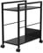 CPU Halterung 2-stufiger PC-Tower-Ständer mit feststellbaren Lenkrollen, mobiler CPU-Ständer mit Aufbewahrung, Stabiler Metallrahmen, rollender PC-Gehäusehalter for das Home-Office PC Halterung