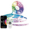 EMOS - Smart LED Strip RGB/CCT 2m - Selbstklebende LED-Streifen mit Fernbedienung und App - 16 Mio Farben, Musik-Synchronisation, Timer - Ambiente und Party Beleuchtung - inkl. 1,5 Kabel und Netzteil