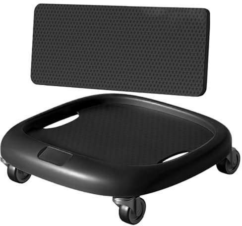 Ab Rollerrad, 360 ° drehbarer Core Sliders mit Matte, Bauchtrainer, Taillenstärke-Trainer und Full-Body Workout Tool für Home Gym Fitness Training