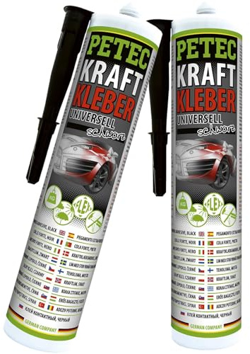 PETEC 2x 94229 Glas-Metall-Klebstoff | 2x 94229, PETEC Kraftkleber 290ML,