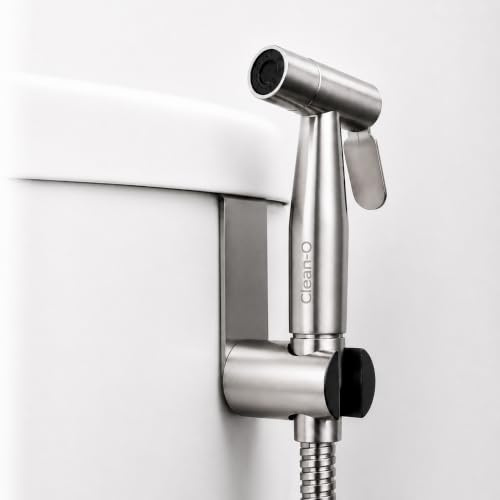 Clean-O - Douchette Hygiénique pour WC – Marque Française - Anti-Fuite, Installation Facile, Service Client 7/7 – Kit Complet Toilette